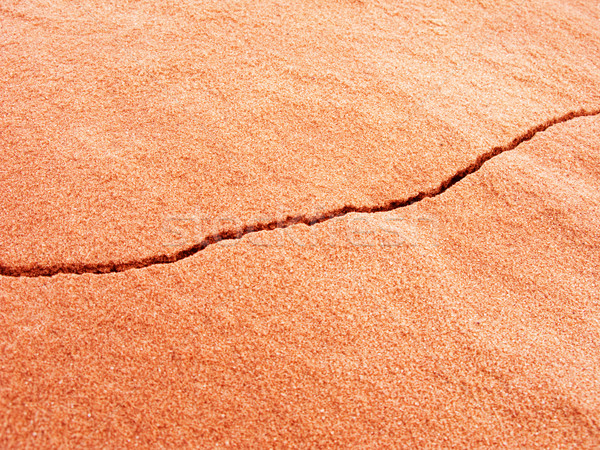 Crack in sand Stock photo © ldambies
