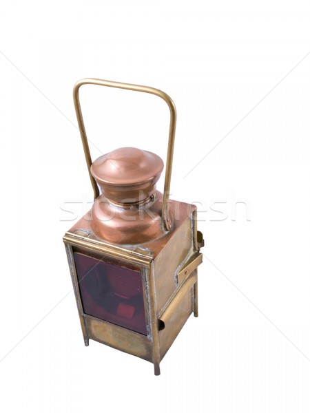 Vintage gasolina lámpara utilizado francés Foto stock © ldambies