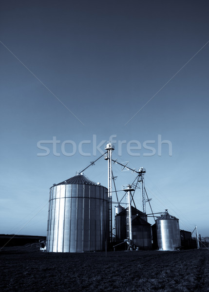 Modern silos Stock photo © ldambies