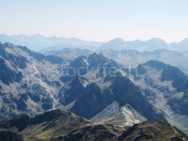 French Pyrenees mountains range Stock photo © ldambies