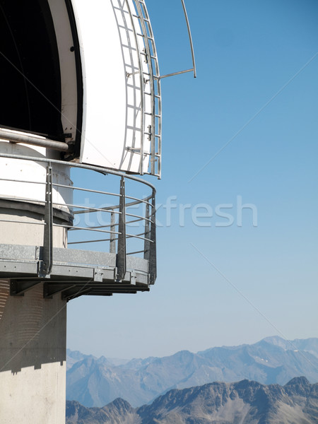 Teleskop kopuła francuski góry niebo Zdjęcia stock © ldambies