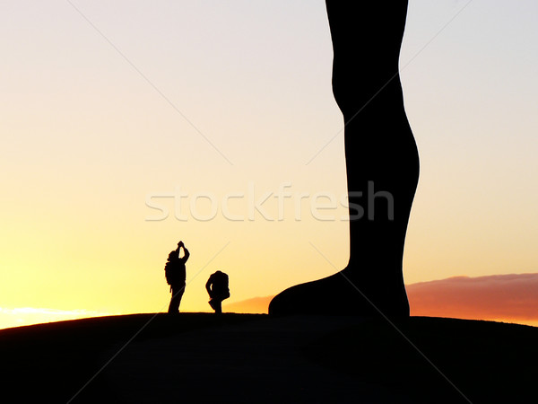Angel of the North Stock photo © ldambies