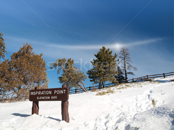 Kanion wejście inspiracja punkt niezwykły Chmura Zdjęcia stock © ldambies