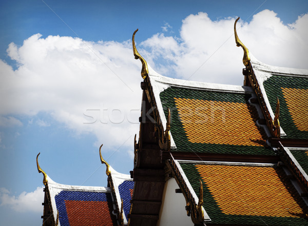Thai temple in Bangkok Stock photo © ldambies