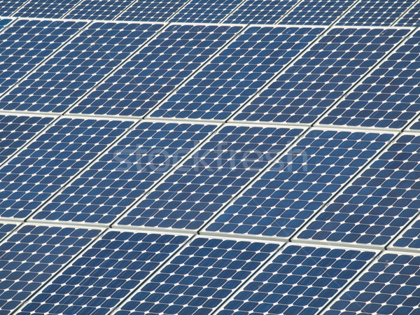 Fotovoltaikus panel részlet nagy háttér ipar Stock fotó © ldambies