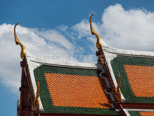 Thai temple in Bangkok Stock photo © ldambies