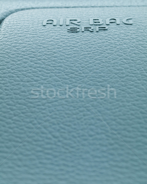 Airbag etichetta macro segno cruscotto sicurezza Foto d'archivio © ldambies