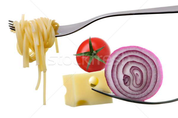 Foto stock: Comida · italiana · ingredientes · branco · fruto · vermelho · tomates