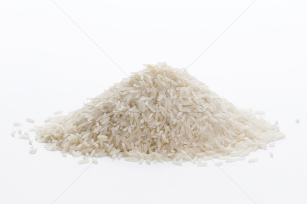 Basmati arroz pequeño alimentos Foto stock © leeavison
