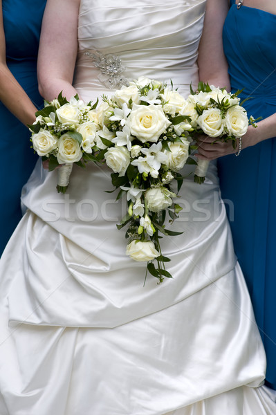 新娘 婚禮 白 玫瑰 玫瑰 商業照片 © leeavison