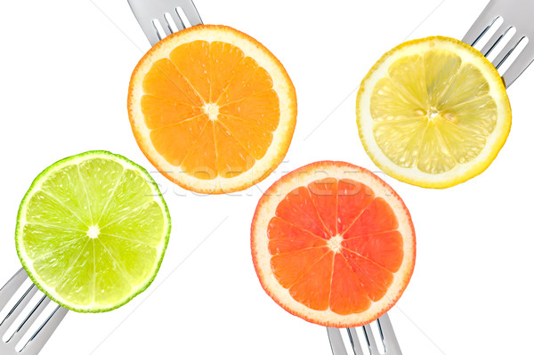 石灰 レモン オレンジ グレープフルーツ かんきつ類の果実 柑橘類 ストックフォト © leeavison