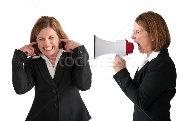 woman being yelled at by female manager Stock photo © leeavison
