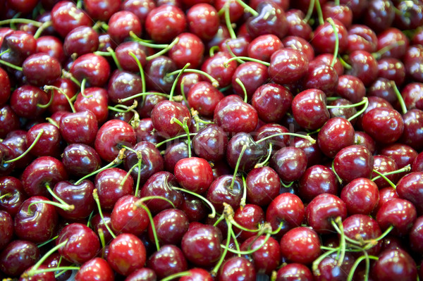 Cerises fruits fraîches vente [[stock_photo]] © leeavison