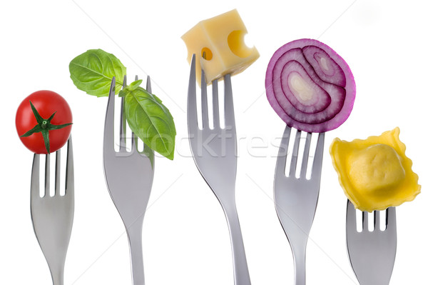 Stockfoto: Gezonde · evenwichtige · voedsel · witte · vegetarisch · eten · groepen