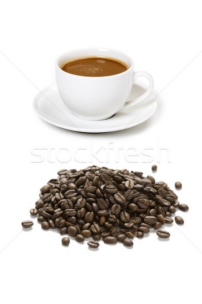 Kubki do kawy fotele filiżankę kawy pić kawy biały Zdjęcia stock © leeavison