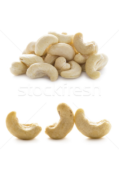 shelled cashew nuts isolated Stock photo © leeavison
