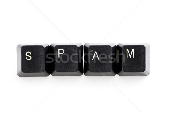 Internet on-line spam computador teclas ortografia Foto stock © leeavison