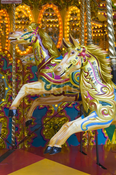 Fairground carousel Stock photo © leeavison
