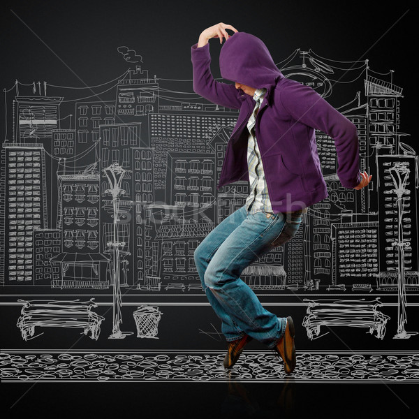dance like michael Stock photo © leedsn