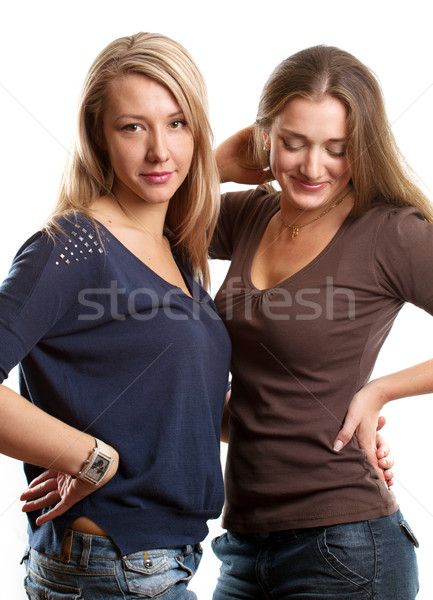 Deux européenne femmes gay couple deux femmes [[stock_photo]] © leedsn