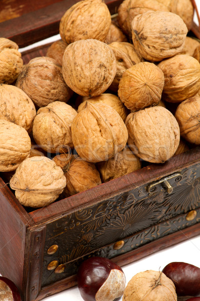 Chest With Walnuts  Stock photo © leedsn