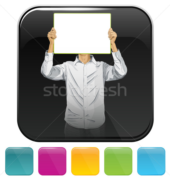 Stock photo: Icons with business people