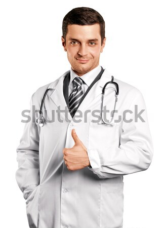 Doctor Man With Stethoscope Stock photo © leedsn