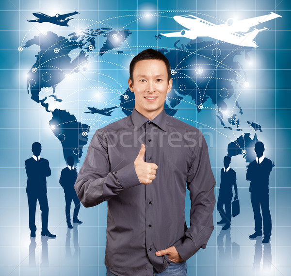 [[stock_photo]]: Voyage · d'affaires · affaires · fond · terre · avion