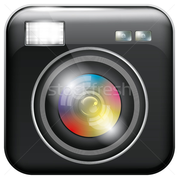 приложение икона Flash свет вектора Сток-фото © leedsn