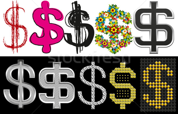 dollar sighn Stock photo © leedsn