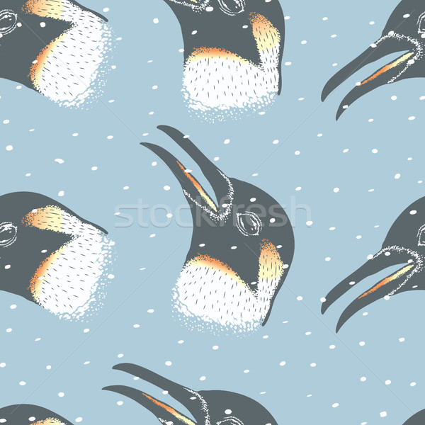Penguin vector illustration Stock photo © leedsn
