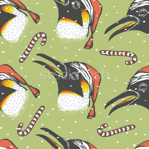 Penguin vector illustration Stock photo © leedsn