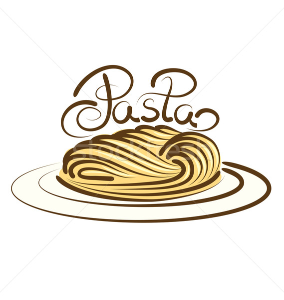 Vector Pasta Stock photo © leedsn