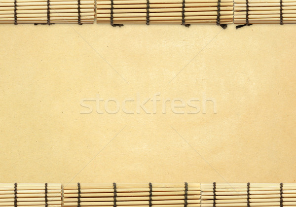 background with susi roll and old paper 01 Stock photo © leedsn