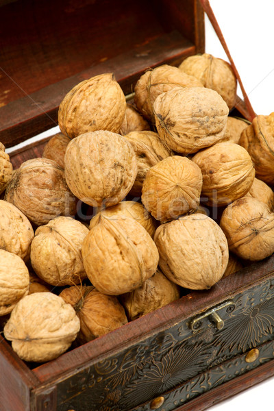 Chest With Walnuts  Stock photo © leedsn