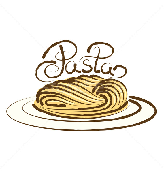 Vector Pasta Stock photo © leedsn