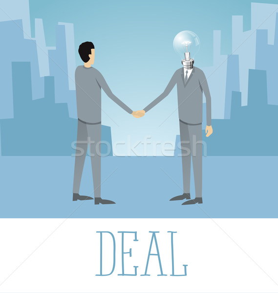 Vector Flat Business Concept Stock photo © leedsn