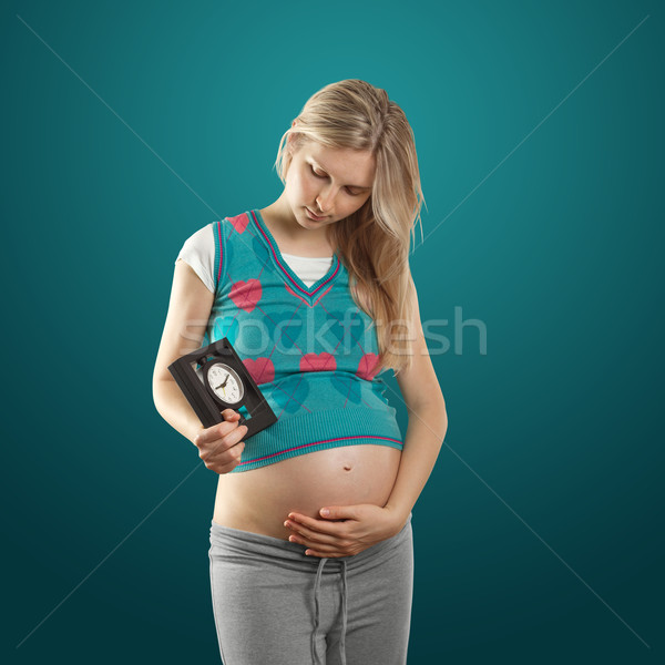 Stock photo: tender pregnant female