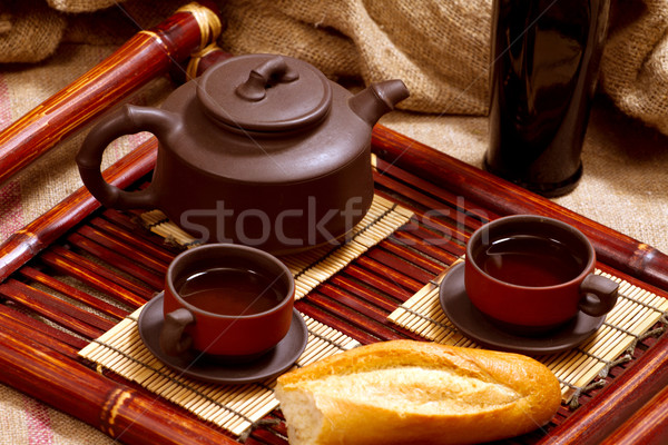 Still Life With Tea Stock photo © leedsn