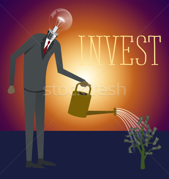 Vector Flat Business Concept Stock photo © leedsn