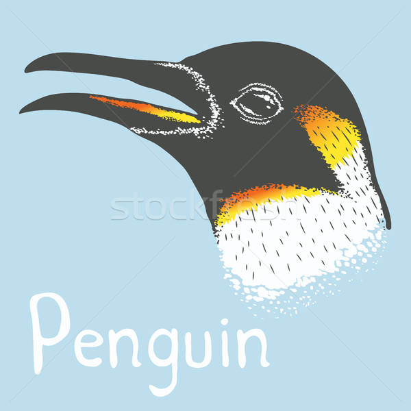 Penguin vector illustration Stock photo © leedsn