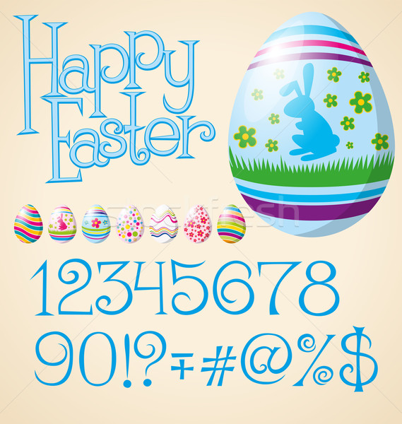 Vector Easter Card Stock photo © leedsn