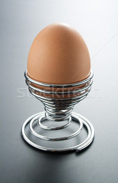 雞蛋 金屬 螺旋 灰色 梯度 食品 商業照片 © Leftleg