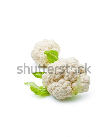 Karfiol kettő friss érett egész közelkép Stock fotó © Leftleg