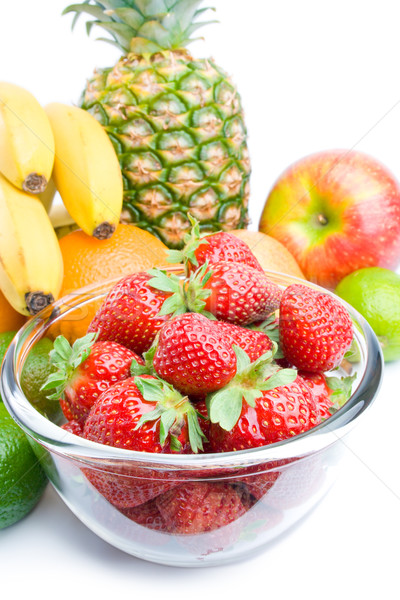 Zdjęcia stock: Owoce · różny · świeże · dojrzały · ananas