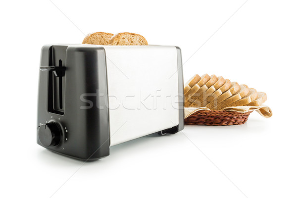 Toaster with bread slices Stock photo © Leftleg