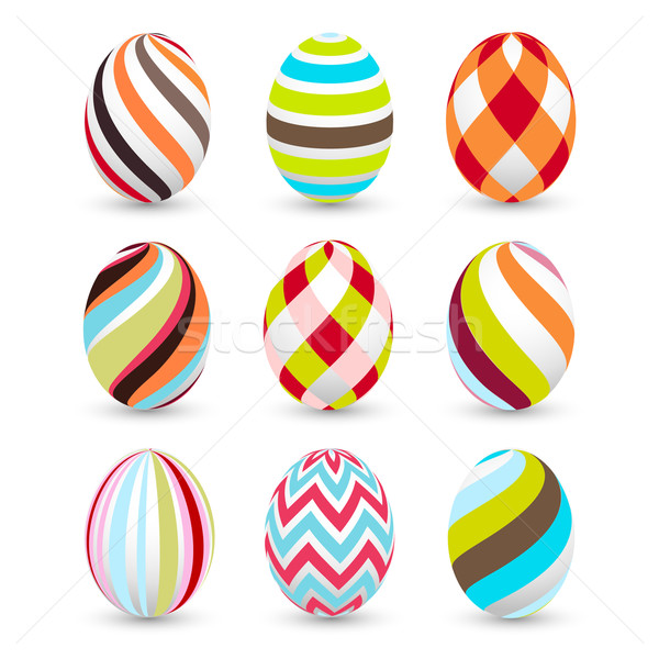 Huevos de Pascua Pascua textura resumen diseno signo Foto stock © lemony