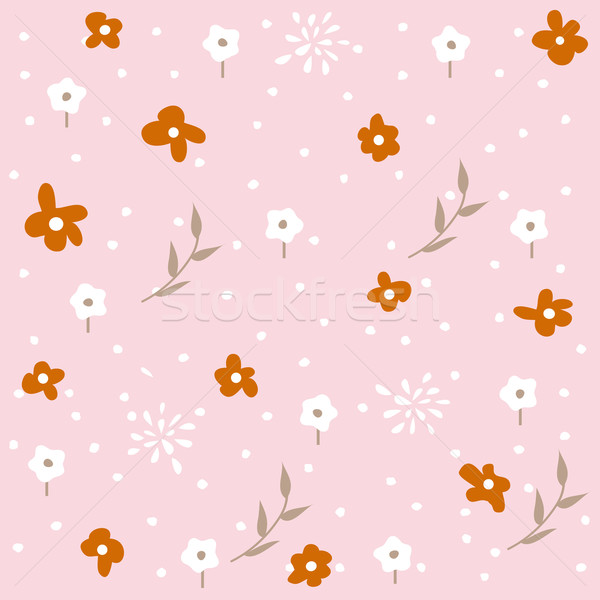 pattern seamless with flowers Stock photo © lemony