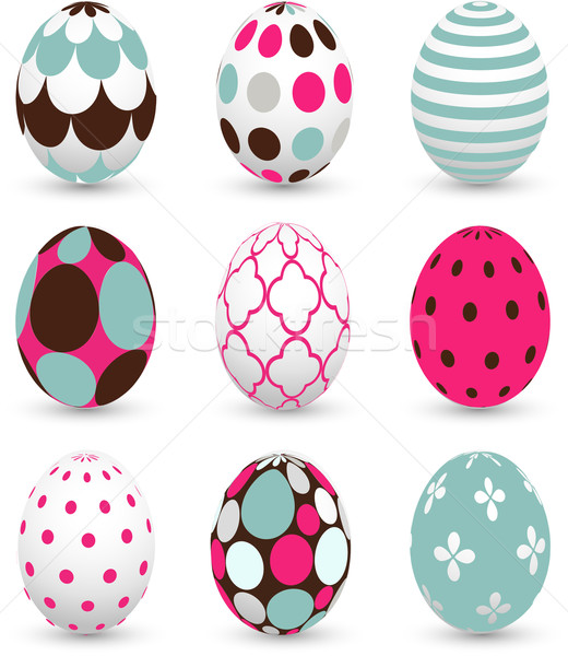 Huevos de Pascua Pascua textura resumen diseno signo Foto stock © lemony