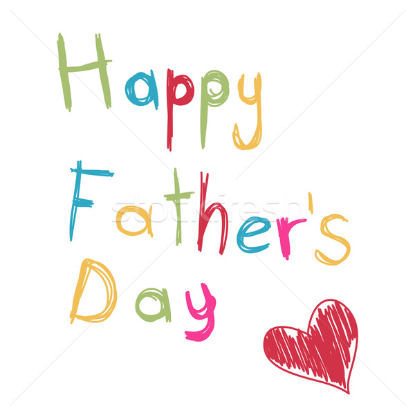 Happy Father's Day Stock photo © lemony